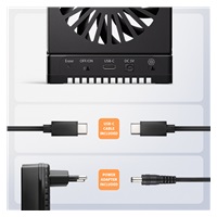 AXAGON ADSA-M2C44, USB4 dokovacia stanica pre 4× M.2 NVMe SSD s funkciou klonovania