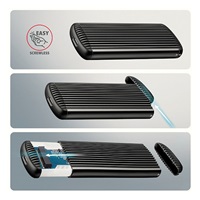 AXAGON EEM2-SC, USB-C 10Gbps externý box pre M.2 NVMe SSD, bezskrutkový, rebrovaný hliník