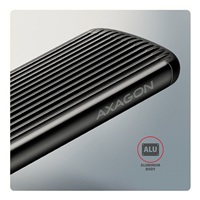 AXAGON EEM2-SC, USB-C 10Gbps externý box pre M.2 NVMe SSD, bezskrutkový, rebrovaný hliník