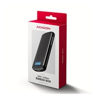 AXAGON EEM2-SC, USB-C 10Gbps externý box pre M.2 NVMe SSD, bezskrutkový, rebrovaný hliník