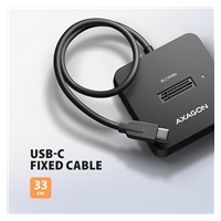 AXAGON ADSA-M2C11L, USB-C 10Gbps dokovacia stanica pro 1× M.2 NVMe SSD