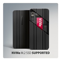 AXAGON EEM2-40G, USB-C 40Gbps externý box pre M.2 NVMe SSD, zosilnený hliník