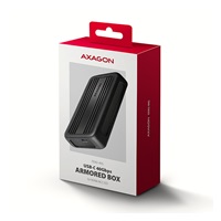 AXAGON EEM2-40G, USB-C 40Gbps externý box pre M.2 NVMe SSD, zosilnený hliník