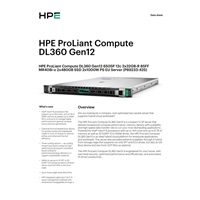 HPE PL DL360g12 6505P (2.2-4.1G/12C) 2x32G (P69727) 2x480G MR408i-o 8SFF 2x1000W 10GbE NBD333 Smart Choice