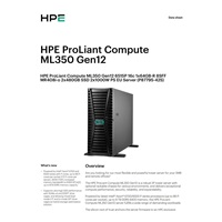 HPE PL ML350g12 6515P (2.4/16C) 1x64G (P69728) 2x480G MR408i-o 8SFF 2x1000W 1GbE NBD333 Smart Choice