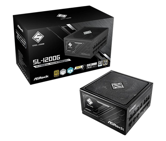 ASROCK zdroj SL-1200G,1200W, 80Plus Gold, 135 mm, ATX 3.1