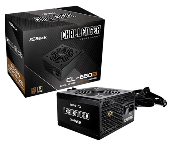 ASROCK zdroj CL-650B,650W, 80Plus Bronze, 120 mm, ATX 2.52