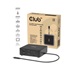 Club3D Dokovací stanice USB-C 12v1, 2xHDMI, 2xDP, 2xUSB-C, 1xUSB-C PD, 3xUSB, 1xRJ45, 1x3.5mm, černá