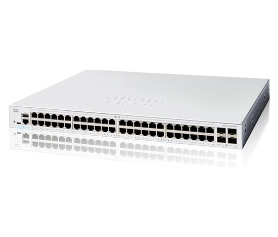 BAZAR - Cisco Catalyst switch C1300-48T-4X (48xGbE,4xSFP+,fanless) - REFRESH - Poškozený obal (Komplet)