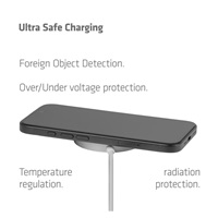 Club3D Bezdrátová nabíječka, 1x Qi2 25W, MagSafe, Qi certifikováno, bílá