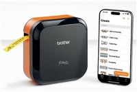 BROTHER tiskárna štítků PT-E720BTZ - 12,24mm, pásky, mobilní, Tiskárna Štítků pro průmysl a elekt