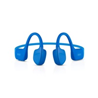 EVOLVEO bezdrátová sluchátka BoneMax MP3 32GB, na lícní kosti, IPX8, modrá