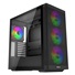EVOLVEO Scorpio, skříň eATX/ATX, 4x ARGB ventilátor 120mm, boční panel temperované sklo + mřížkovaný přední panel