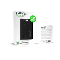EVOLVEO TrackCard, Bluetooth lokátor s Apple Find My, černý