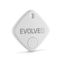 EVOLVEO TrackTag, Bluetooth lokátor s Apple Find My, bílý
