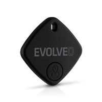 EVOLVEO TrackTag, Bluetooth lokátor s Apple Find My, černý
