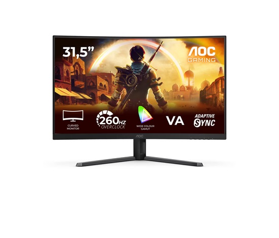 AOC MT VA 31,5" C32G42ZE - Curved VA panel, 1920x1080, 240Hz, HDMI, DP