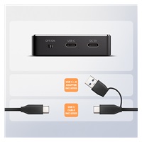 AXAGON ADSA-M2C11, USB-C 10Gbps dokovacia stanica pro 1× M.2 NVMe/SATA SSD