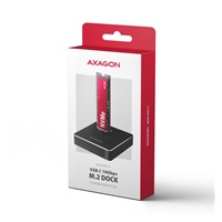 AXAGON ADSA-M2C11, USB-C 10Gbps dokovacia stanica pro 1× M.2 NVMe/SATA SSD