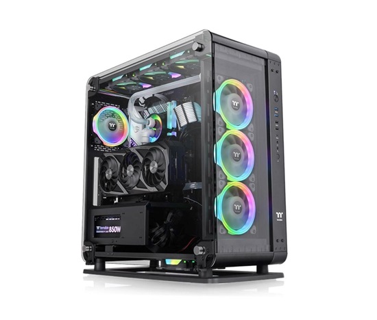 BAZAR - THERMALTAKE Case Core P6, ATX, Průhledná bočnice, černá, poškozený obal
