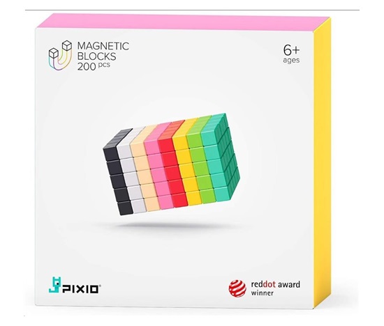 PIXIO-200 magnetická stavebnice / rozbaleno