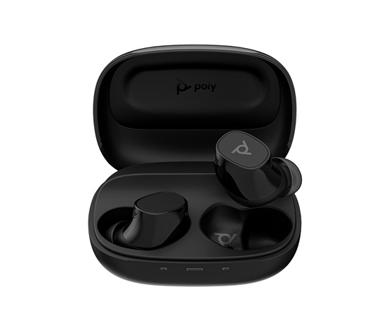 HP Renew Poly Blackwire 5220 Stereo USB-C Headset +3.5mm Plug +USB-C/A Adapter