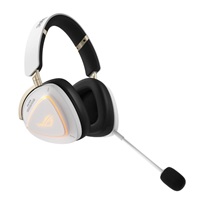 ASUS sluchátka ROG DELTA II-KJP, Bezdrátová, BT, RF 2.4GHz, 3.5mm jack, bílá