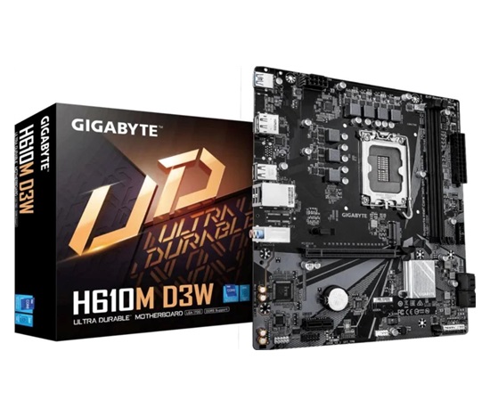 GIGABYTE MB Sc LGA1700 H610M D3W, Intel H610, 2xDDR5, 1xDP, 1xHDMI, mATX