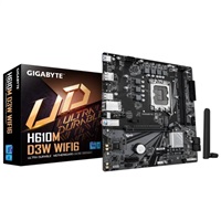 GIGABYTE MB Sc LGA1700 H610M D3W WIFI6, Intel H610, 2xDDR5, 1xHDMI, 1xDP, Wifi, mATX