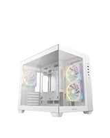 DEEPCOOL Case CG330 3F, mATX, Průhledná bočnice, 3x120mm ARGB Fan, bílá