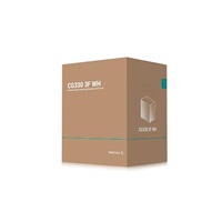 DEEPCOOL Case CG330 3F, mATX, Průhledná bočnice, 3x120mm ARGB Fan, bílá