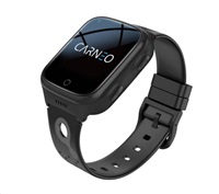 BAZAR - CARNEO dětské GPS hodinky GuardKid+ 4G Platinum black - Po opravě (Komplet)