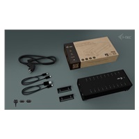 BAZAR - i-tec USB-C/USB-A Metal Charging + data HUB, 15W per port, 20x USB-C - Po opravě (Komplet)