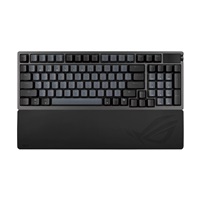 ASUS klávesnice ROG Azoth 96 HE, Mechanická, Bezdrátová, BT, RF 2.4GHz, US, černá