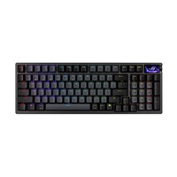 ASUS klávesnice ROG Azoth 96 HE, Mechanická, Bezdrátová, BT, RF 2.4GHz, CZ/SK, černá