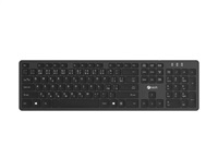 C-TECH Klávesnice KB-115, bezdrátová 2.4Ghz, slim, CZ/SK