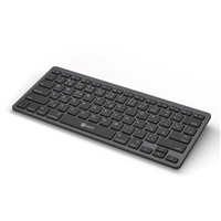 C-TECH Klávesnice KB-120S Dual mode, bezdrátová, BT5.0 + 2,4GHz, USB nano receiver, CZ/SK