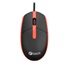 C-TECH Myš WM-10, černo/červená, USB