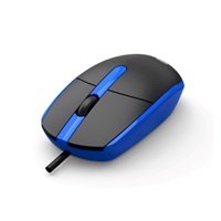 C-TECH Myš WM-10, černo/modrá, USB