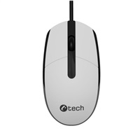 C-TECH Myš WM-10, černo/bílá, USB