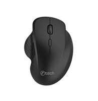 C-TECH Myš WLM-14BK Dual mode, bezdrátová, BT5.0 + 2,4GHz, 1600DPI, 6 tlačítek, USB nano receiver, černá
