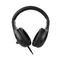 C-TECH Sluchátka MHS-05, 3,5mm jack, k PC, černá