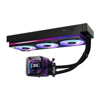 ASROCK Vodní chladič Phantom Gaming 360 LCD, 3x120mm, ARGB, LGA1851, AM5, černá