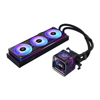 ASROCK Vodní chladič Phantom Gaming 360 LCD, 3x120mm, ARGB, LGA1851, AM5, černá