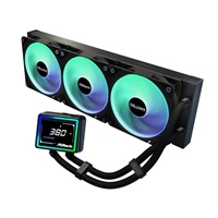 ASROCK Vodní chladič Challenger 360 Digital, 3x120mm, ARGB, LGA1851, AM5, černá