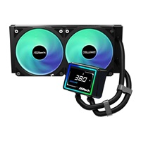 ASROCK Vodní chladič Challenger 240 Digital, 2x120mm, ARGB, LGA1851, AM5, černá