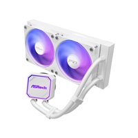 ASROCK Vodní chladič Pro White 240 ARGB, 2x120mm, LGA1851, AM5, bílá