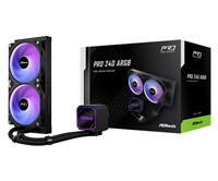 ASROCK Vodní chladič Pro 240 ARGB, 2x120mm, LGA1851, AM5, černá