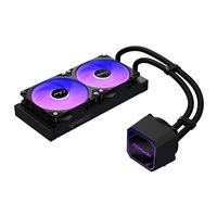 ASROCK Vodní chladič Pro 240 ARGB, 2x120mm, LGA1851, AM5, černá