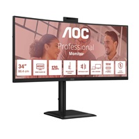 AOC MT VA 34" CU34E4CW - VA panel, 3440x1440, 120Hz, HDMI, DP, USB-C